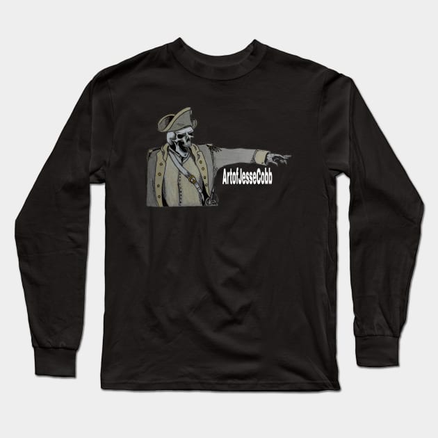 Undead Soldier Long Sleeve T-Shirt by ArtofJesseCobb